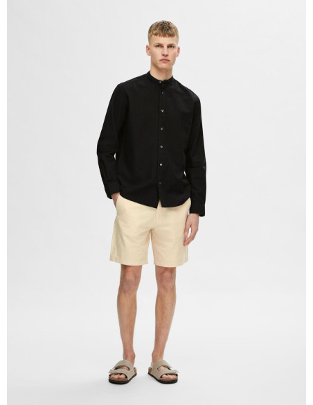 SELECTED CAMICIA UOMO SLHREGNEW-LINEN SHIRT LS BAN