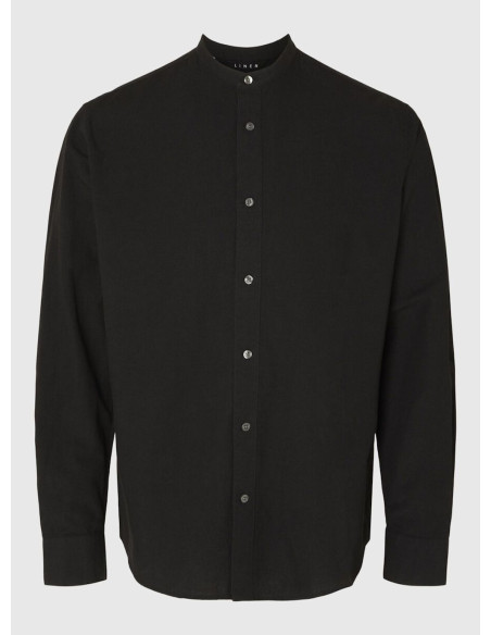 SELECTED CAMICIA UOMO SLHREGNEW-LINEN SHIRT LS BAN
