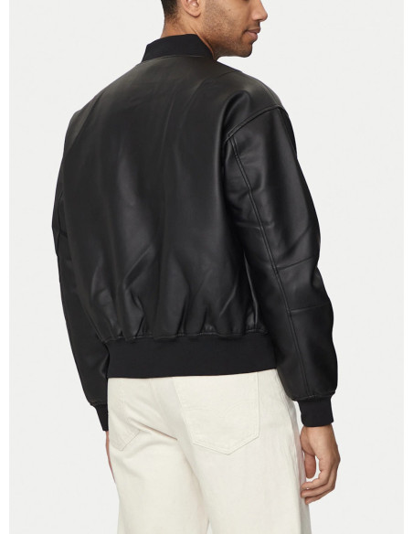 CALVIN KLEIN JEANS UOMO FAUX LEATHER BOMBER, BEH