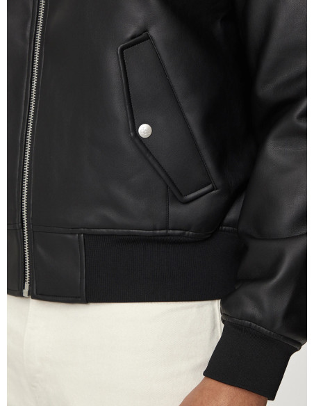 CALVIN KLEIN JEANS UOMO FAUX LEATHER BOMBER, BEH