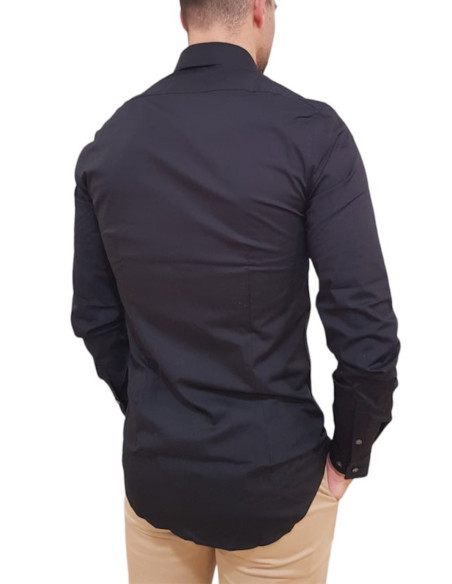CALVIN KLEIN CAMICIA UOMO POPLIN STRETCH REGUL, B 