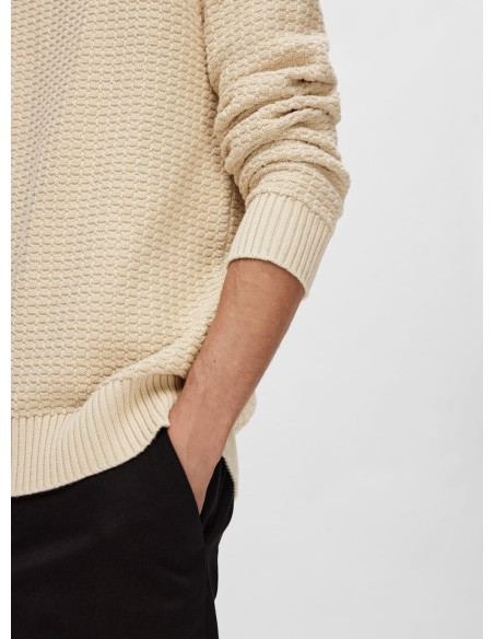 SELECTED PULLOVER UOMO,SLHTHIM LS KNIT STRUCTURE C