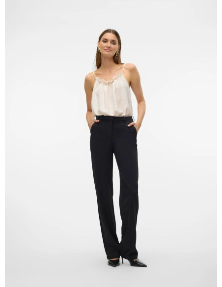 VERO MODA DONNA MAYA MW STRAIGHT SOLID PANT NOOS