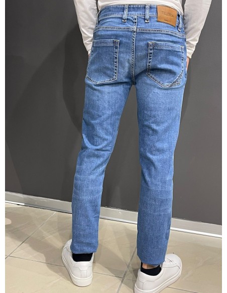 TELERIA ZED JEANS UOMO COBRA SLIM 17 Zip EXC