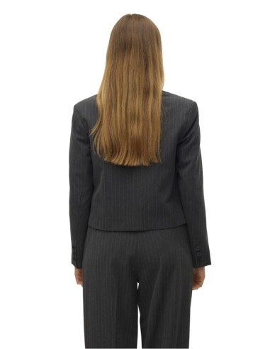 VERO MODA DONNA SILJE LS DB SHORT PINSTRIPE BLAZER