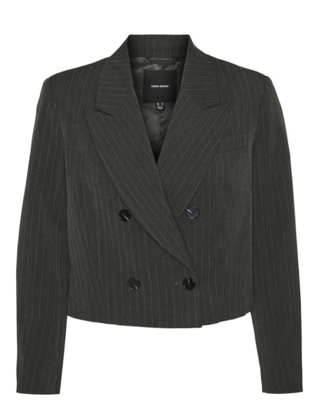 VERO MODA DONNA SILJE LS DB SHORT PINSTRIPE BLAZER