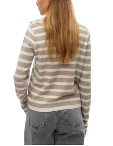 VERO MODA DONNA ANTASTIC LS O-NECK BUTTON PULL GA 