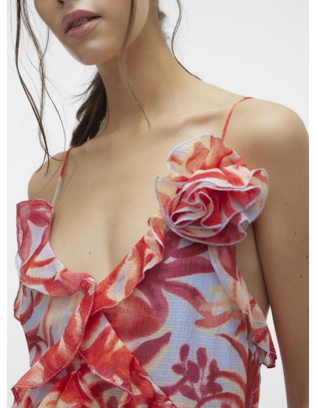 VERO MODA VESTITO DONNA MARIE MY SINGLET MINI DRES