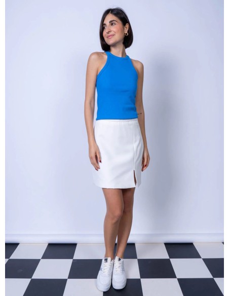 VERO MODA MINIGONNA VMFLORENTINA HW MINI SLIT SKIR