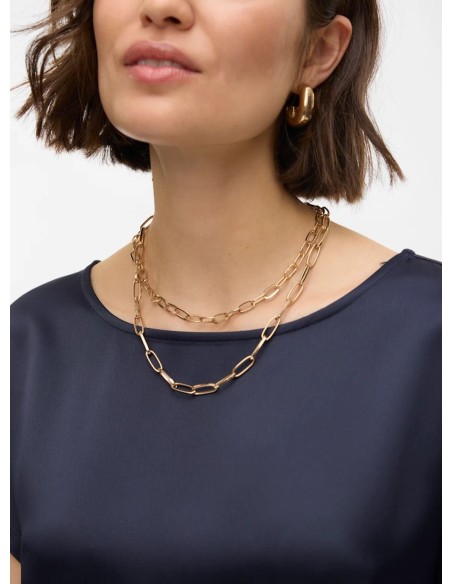 VERO MODA TOP DONNA MERLE MIX WVN GA NOOS
