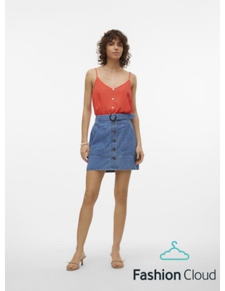 VERO MODA TOP DONNA MYMILO SINGLET TOP WVN GA 