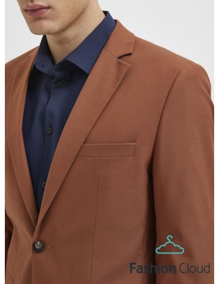 SELECTED GIACCA UOMO SLHSLIM-MYLOLOGAN TAN BLZ B