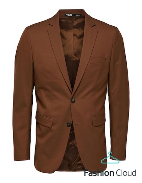 SELECTED GIACCA UOMO SLHSLIM-MYLOLOGAN TAN BLZ B