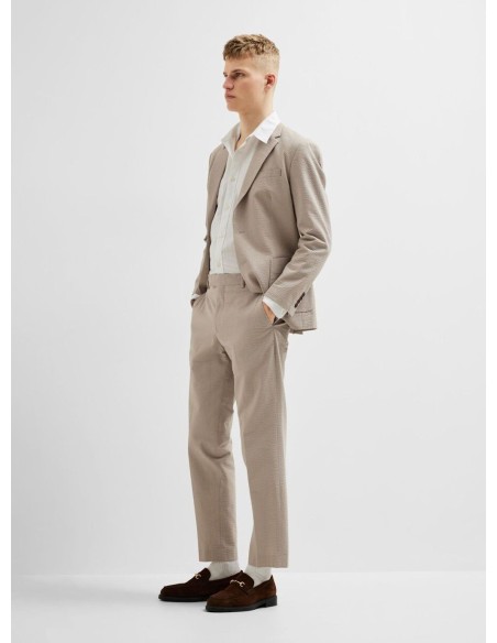 SELECTED PANTALONI UOMO SLHREG-SMITH SEERSUCKER TR