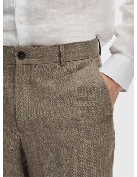 SELECTED PANTALONI UOMO SLHREGULAR-WILL LINEN TRS 