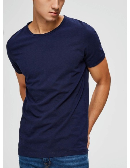 SELECTED T-SHIRT UOMO SLHMORGAN SS O-NECK TEE NOOS