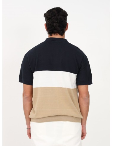 SELECTED PULLOVER UOMO SLHMATTIS SS KNIT BLOCK POL
