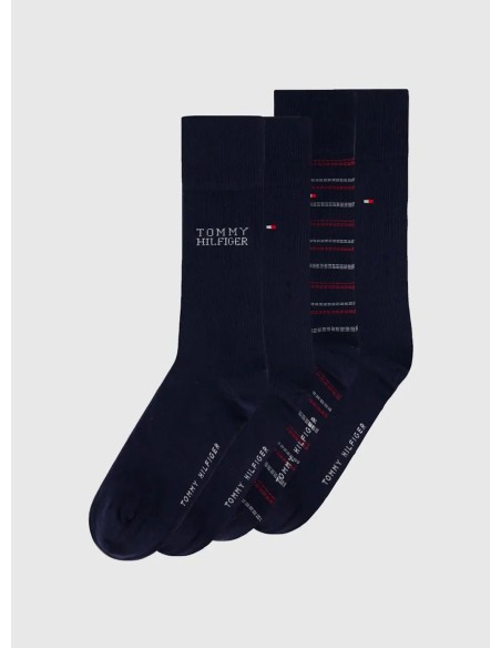 TOMMY HILFIGER MEN SOCK 4P TIN GIFTBOX TOMMY, 39/4