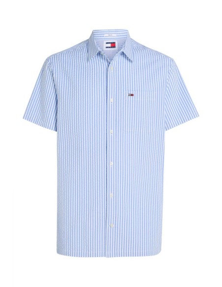 TOMMY JEANS CAMICIA M.C. UOMO REG STRIPE SEERS