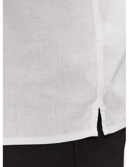 TOMMY JEANS CAMICIA M.C. UOMO LINEN BLEND CAMP