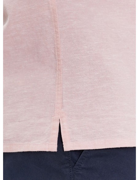 TOMMY JEANS CAMICIA M.C. UOMO LINEN BLEND CAMP
