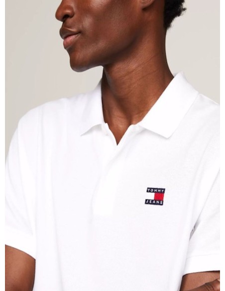 TOMMY JEANS POLO UOMO REG BADGE