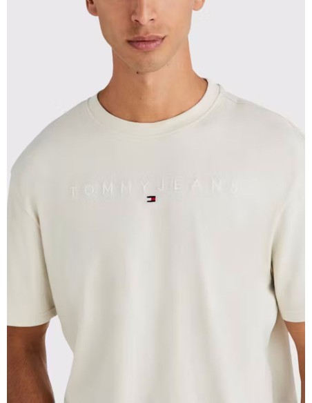 TOMMY JEANS T-SHIRT UOMO REG LINEAR LOGO