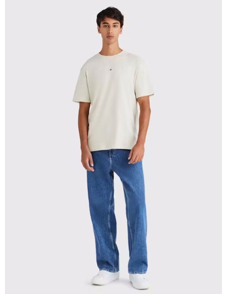 TOMMY JEANS T-SHIRT UOMO REG LINEAR LOGO