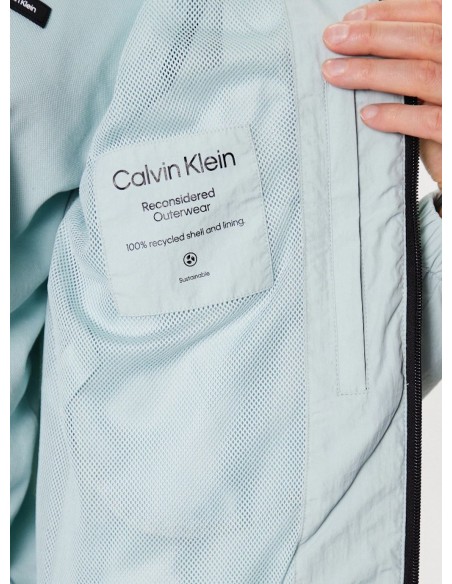 CALVIN KLEIN GIUBBINO UOMO,RECYCLED CRINKLE NYL