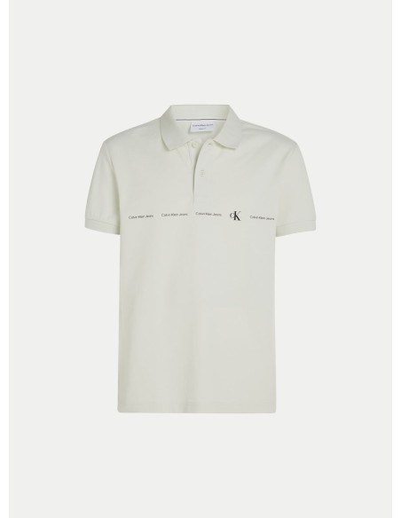 CALVIN KLEIN JEANS LOGO REPEAT POLO UOMO