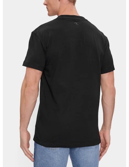 CALVIN KLEIN JEANS LOGO REPEAT TEE T-SHIRT UOMO