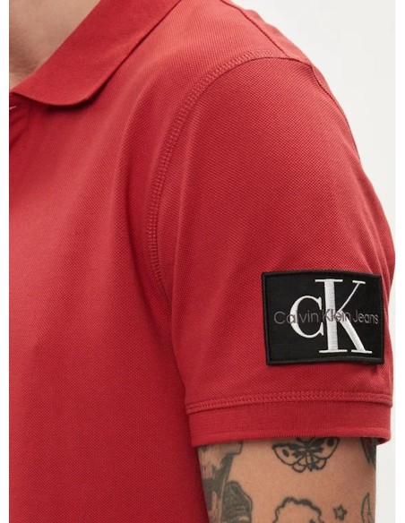 CALVIN KLEIN JEANS BADGE POLO UOMO