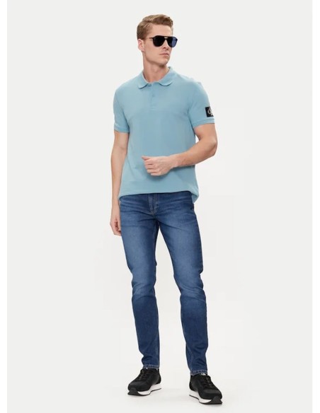 CALVIN KLEIN JEANS BADGE POLO UOMO