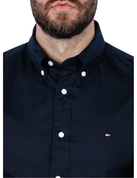 TOMMY HILFIGER CAMICIA UOMO CORE FLEX POPLIN SOL, 