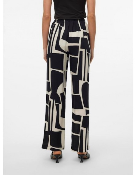 VERO MODA DONNA EASY JOY HW WIDE PANTS WVN GA