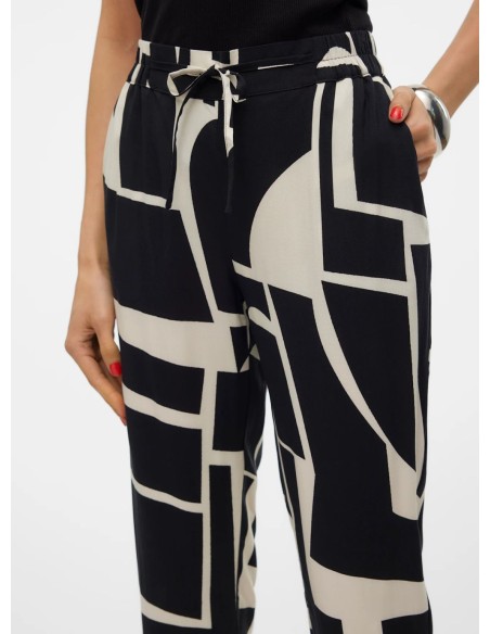 VERO MODA DONNA EASY JOY NW LOOSE PANTS WVN GA