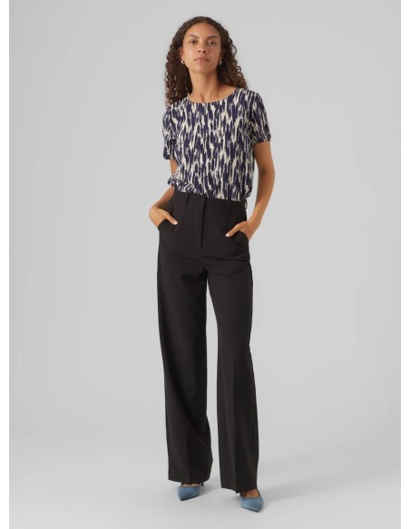 VERO MODA DONNA EASY JOY S/S TOP WVN GA