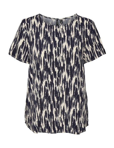 VERO MODA DONNA EASY JOY S/S TOP WVN GA