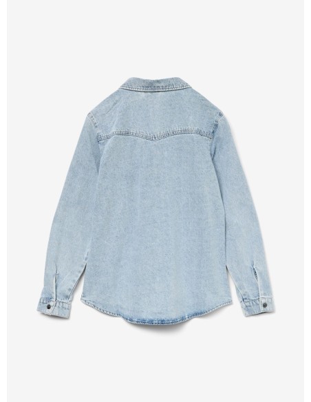 VERO MODA DONNA JENNIE LS DENIM SHIRT MIX GA NOOS