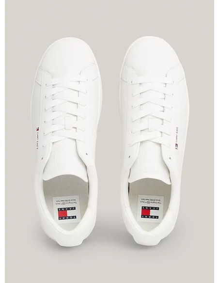 TOMMY HILFIGER SNEAKERS UOMO LEATHER LOW CUPS, YBL