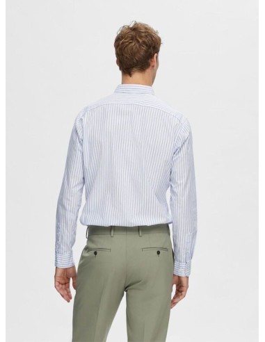 SELECTED CAMICIA UOMO,SLHSLIMRICK-POPLIN SHIRT LS 