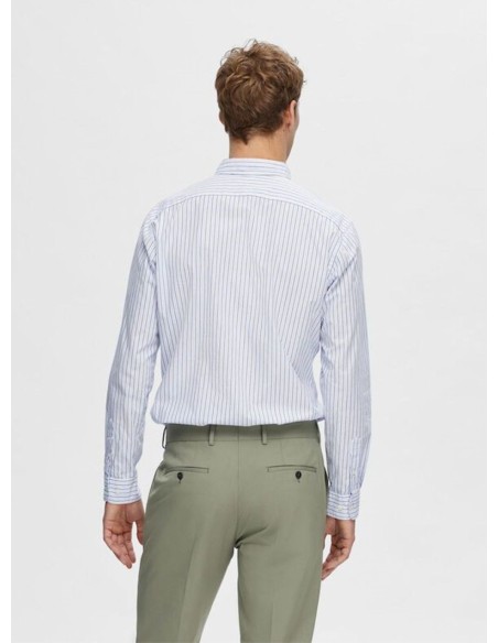 SELECTED CAMICIA UOMO,SLHSLIMRICK-POPLIN SHIRT LS 
