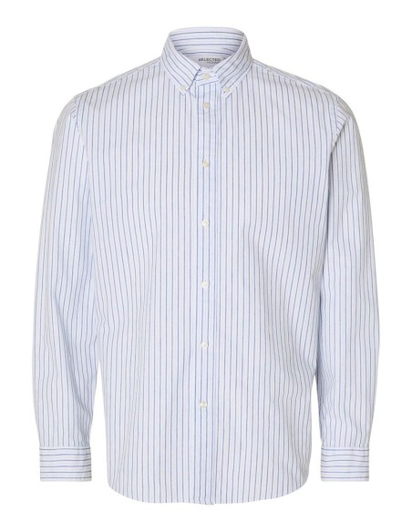 SELECTED CAMICIA UOMO,SLHSLIMRICK-POPLIN SHIRT LS 