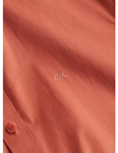 CALVIN KLEIN CAMICIA UOMO,POPLIN STRETCH SLIM