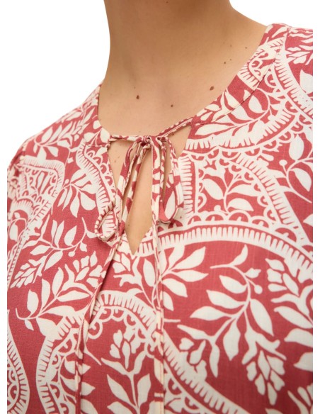 VERO MODA CURVE DONNA BALI S/S V-NECK TOP WVN BTQ 