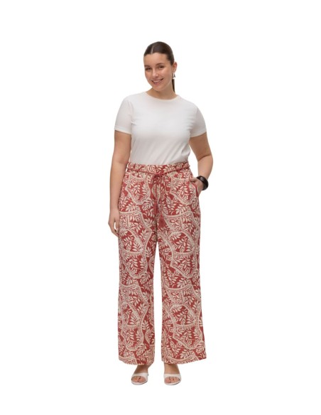 VERO MODA CURVE DONNA BALI HW WIDE PANTS WVN BTQ G