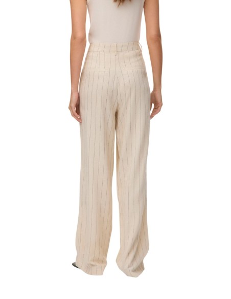 VERO MODA DONNA MINDY MW LINEN DAD PANT MIX