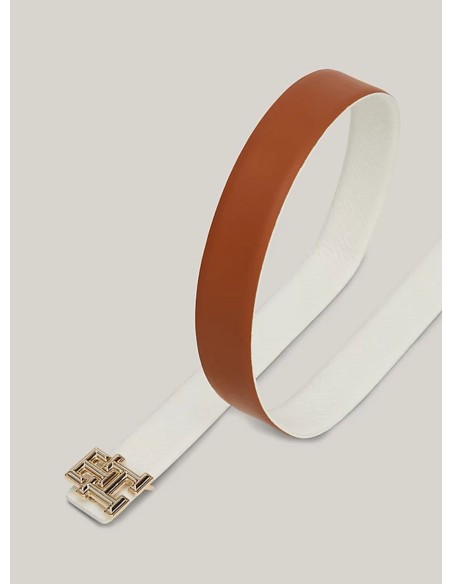 TOMMY HILFIGER CINTURA DONNA LOGO BOMBE REV 3.0