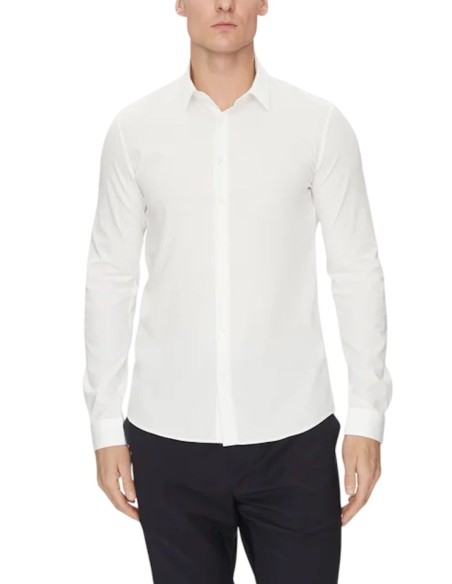 CALVIN KLEIN CAMICIA UOMO POPLIN 2TONES PRINT, YAF