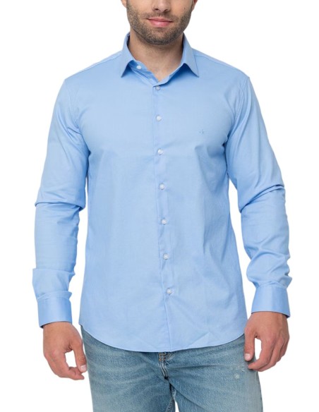 CALVIN KLEIN CAMICIA UOMO TONAL STRUCTURE SLIM, CK